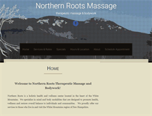 Tablet Screenshot of northernrootsmassage.com